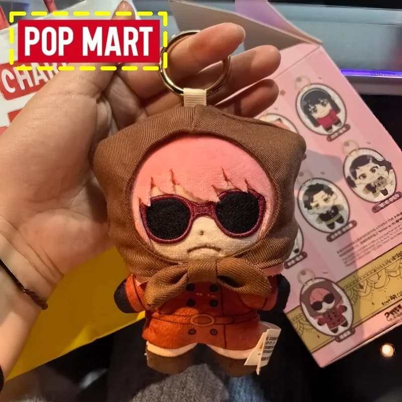 Portachiavi in Peluche della Serie Personaggi Spy X Family di Pop Mart, Scatola Misteriosa, Giocattolo da Collezione, Regalo Autentico