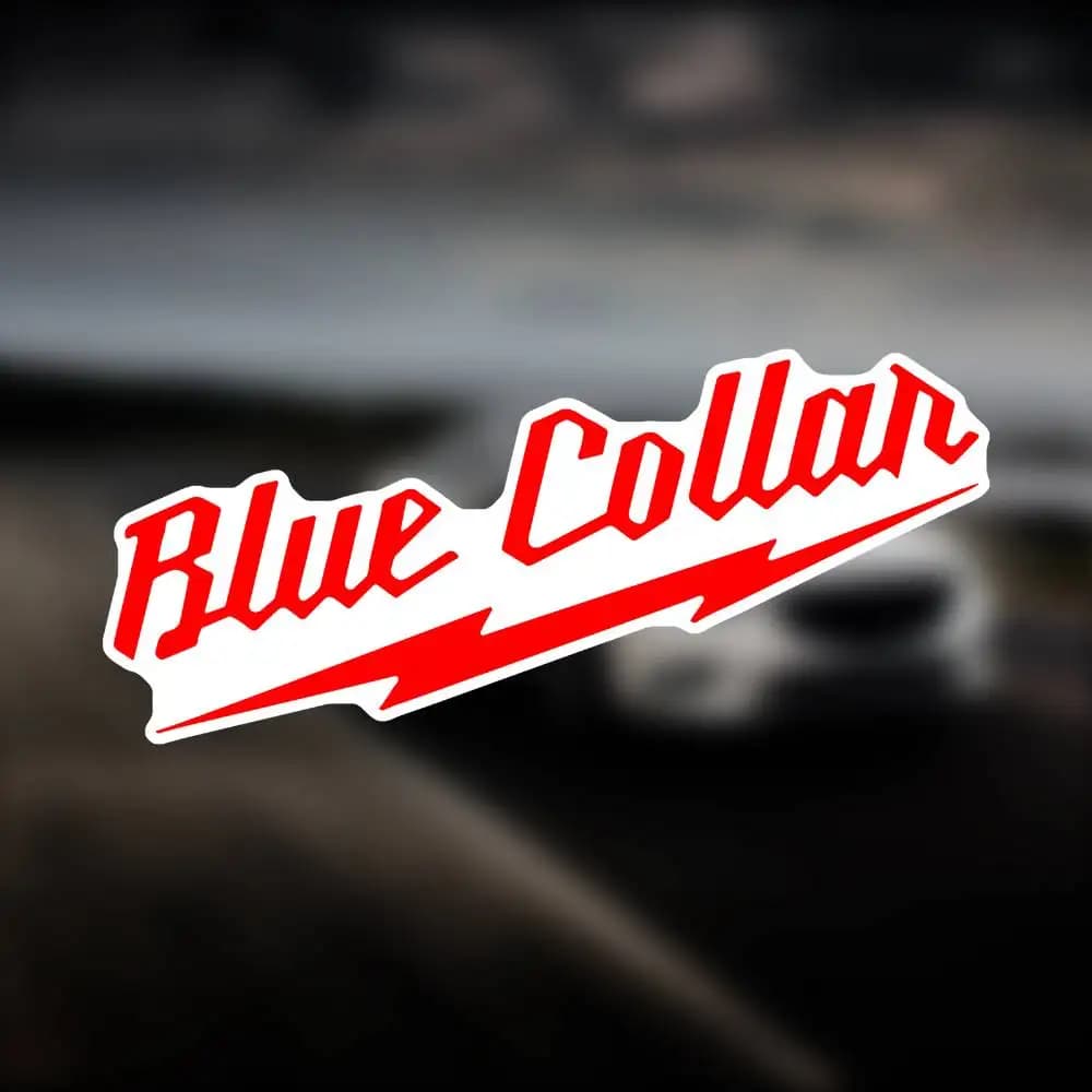 Blue Collar Durablestickerscars Trucks Laptops Water Bottles More Versatile Waterproof Stickers For Decorating Car Windows Motor