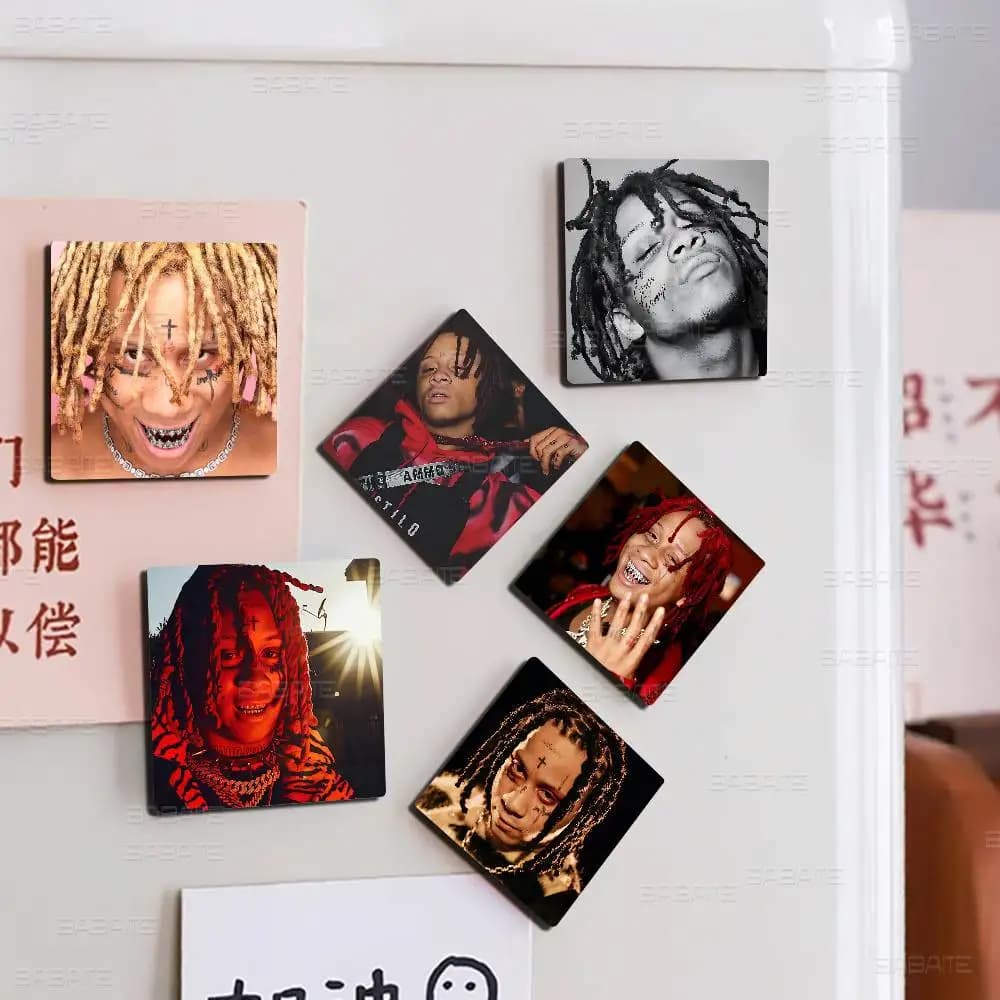 Rapper T-Trippie Cool R-Redd Cancer Photo Frame Images for refrigerator Magnetic stickers for refrigerator Gifts for pets Logo souvenirs