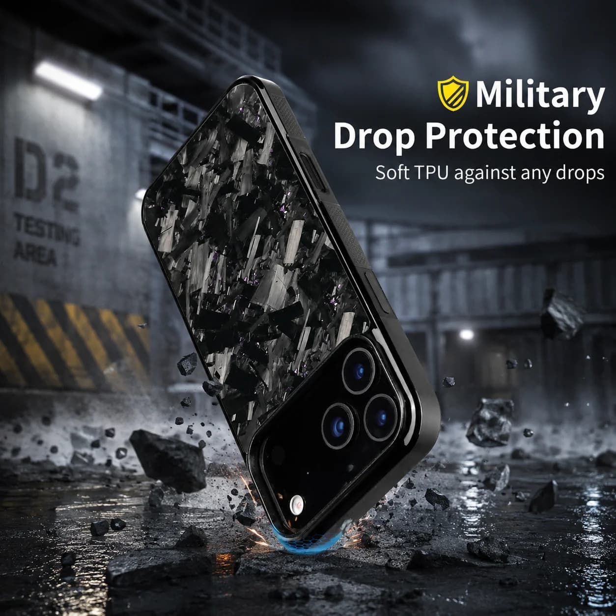 Luxury Gloss Real Carbon Fiber Armor Shockproof Cover Case for iPhone 18 17 16 15 14 13 Pro Max Wireless Charge Forged Fiber