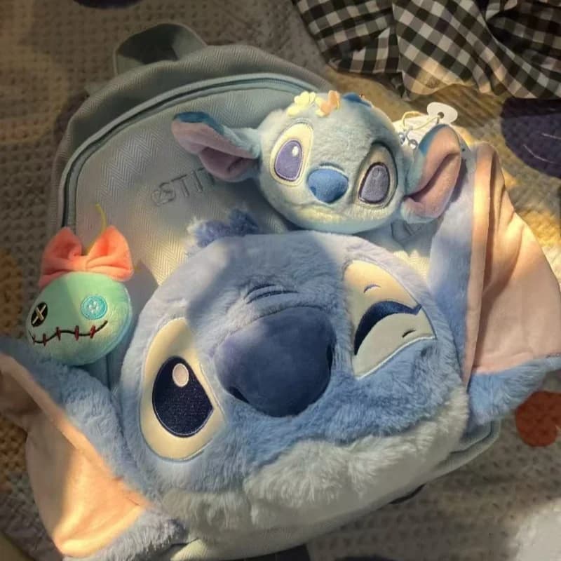 Stitch carino borsa a tracolla bambola primavera estate nuovo pendolarismo turistico regalo per bambini borsa da scuola per bambini mini zaino per bambini regalo di compleanno giocattolo