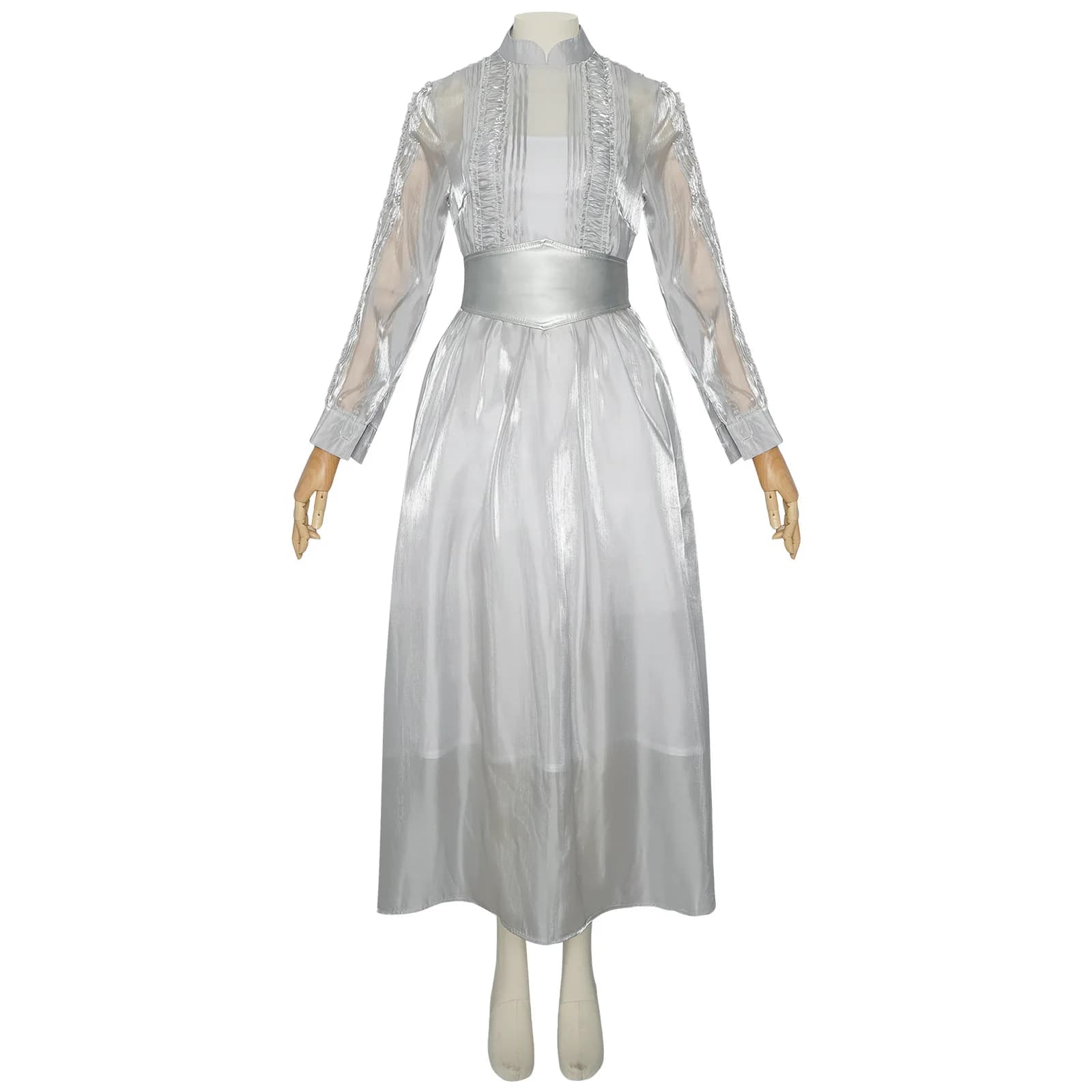 Film Astrid Cosplay Beetle Costume Halloween Abiti argento Donna Carnevale Cosplay Astrido Abiti personalizzati