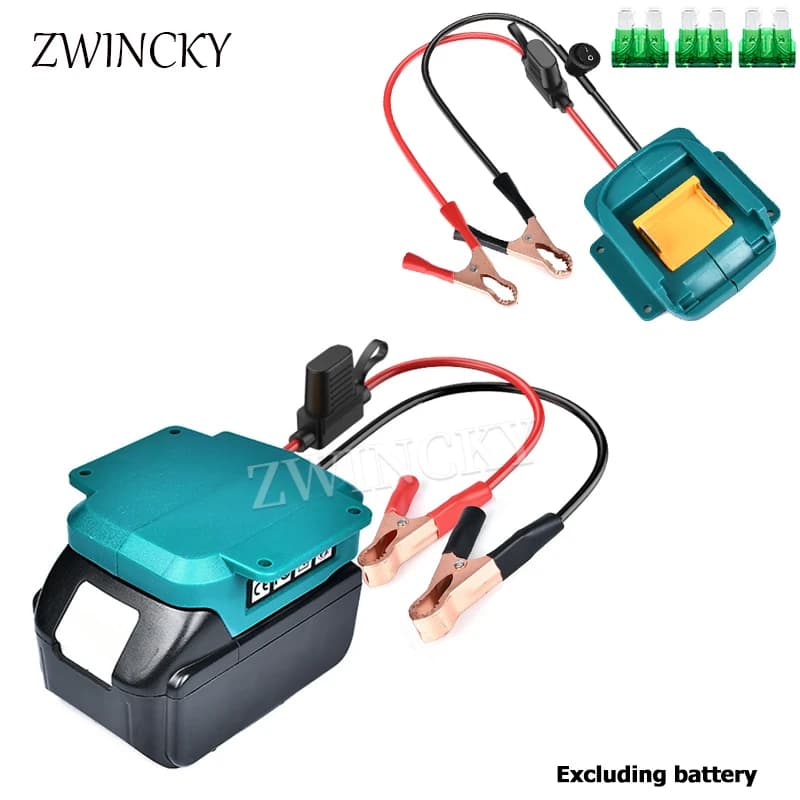 Kit di alimentazione di emergenza automobilistica per Makita 18V Batteria agli ioni di litio Car Jumper Starter Car Booster Accenditore Jump Start Strumento Adattatore fai da te