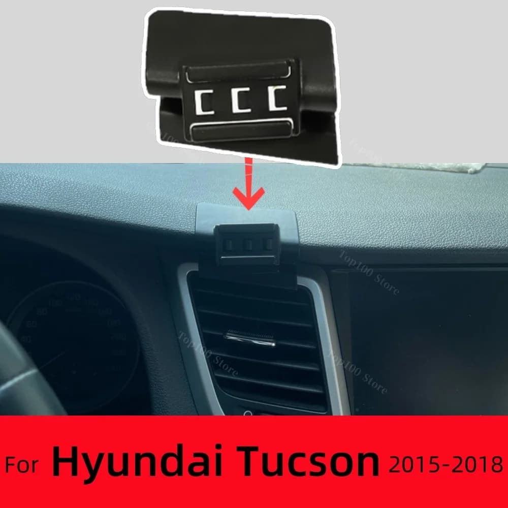 Per Hyundai Tucson TL 2015 2016 2017 2018 Supporto Del Telefono Per Auto Forte Speciale Staffa Fissa Base di Ricarica Senza Fili Auto Accessori