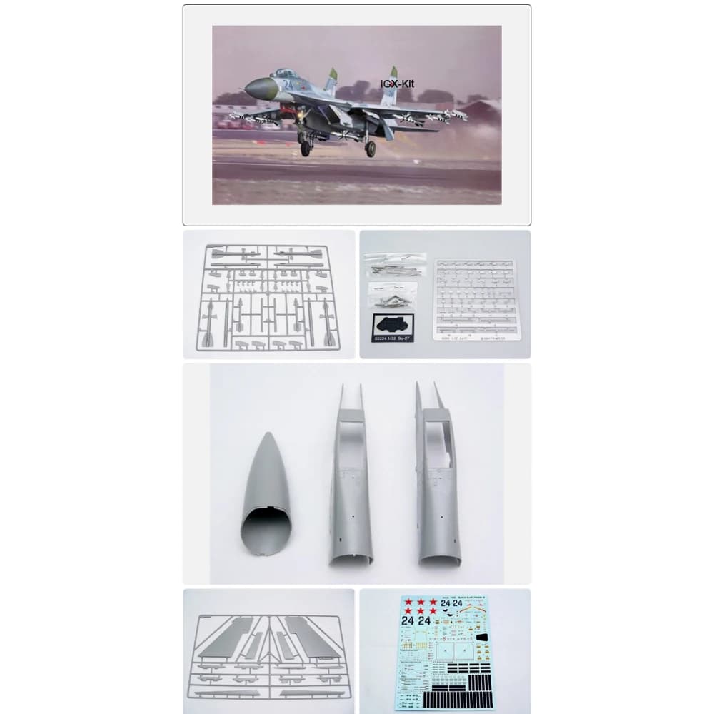 Trumpeter 02224 Scala 1:32 Aereo da Caccia Sovietico Sukhoi Su27 Su-27 Flanker B Kit di Montaggio Modello in Plastica
