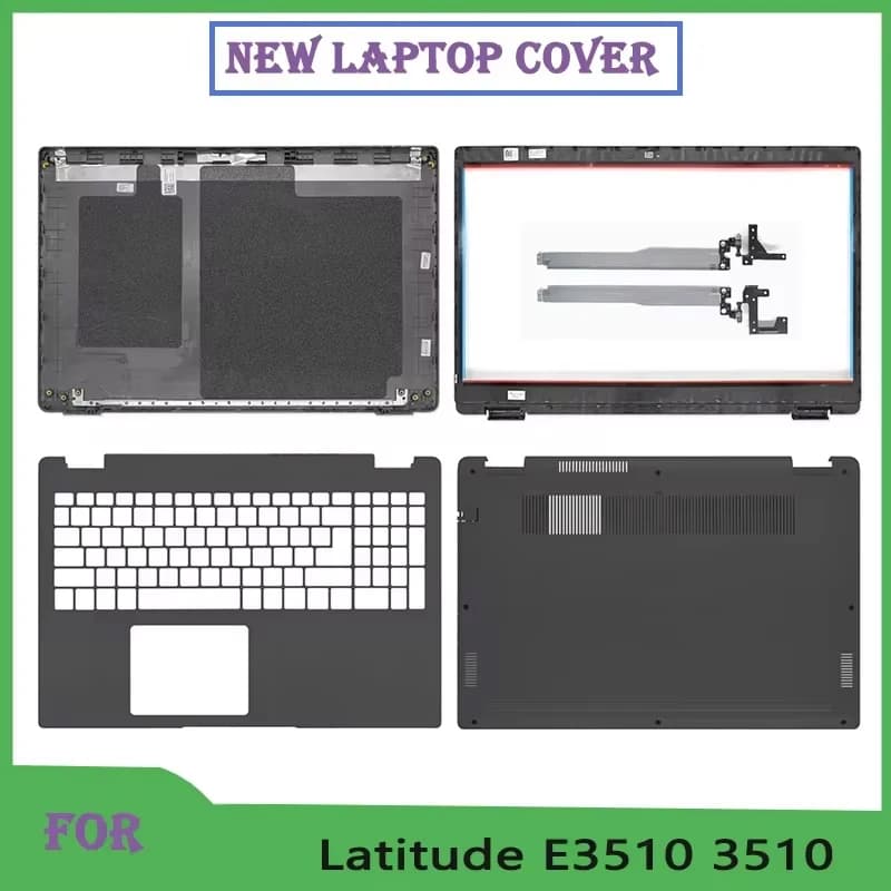 Per Latitude 3510 E3510 Nuova Cover Posteriore LCD/Mascherina Anteriore/Poggiapolsi/Coperchio Inferiore Cerniere Scocca A B C D Cover 08XVW9 G50DR
