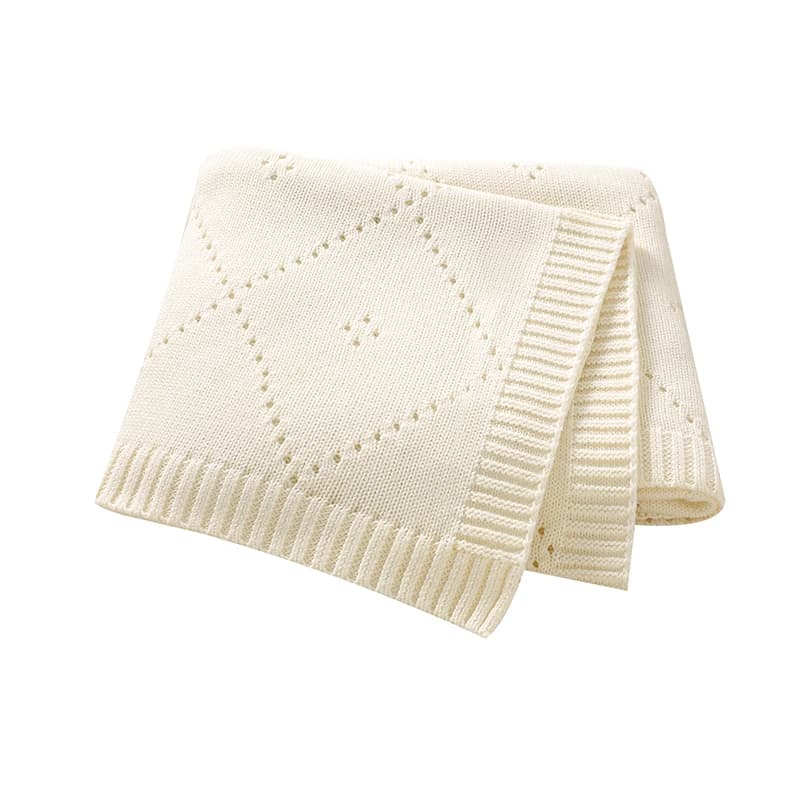 90 * 70 cm Coperte per passeggino in cotone Swaddle Wrap Traspirante Leggero lavorato a maglia Neonato Ragazzi Ragazze Letto Tappetini per ricezione cellulare