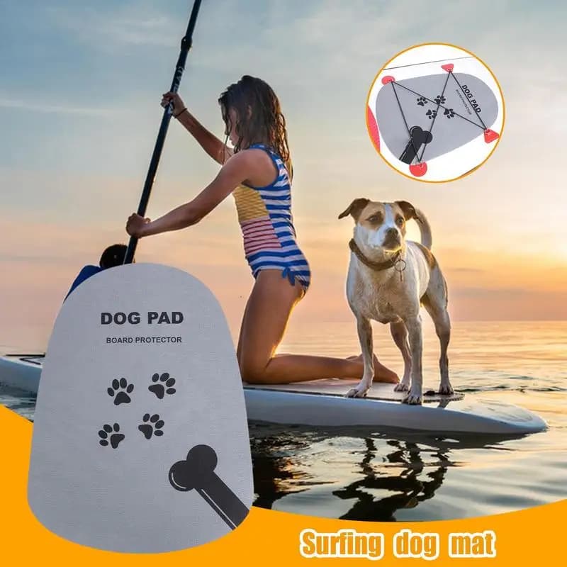 Tappetino da surf antiscivolo per animali domestici Tappetino da surf per cani Tappetino da trazione per zampa per animali domestici adatto ai viaggi per tappetino da paddle per kayak