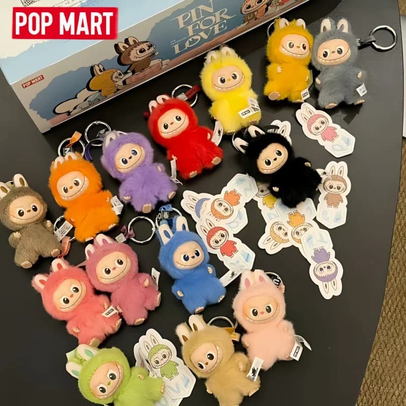 POP MART Originale The Monsters Labubu Pin Serie For Love Blind Box Mystery Box Guess Bag Giocattoli Bambole Anime Figure Ornamenti Regali