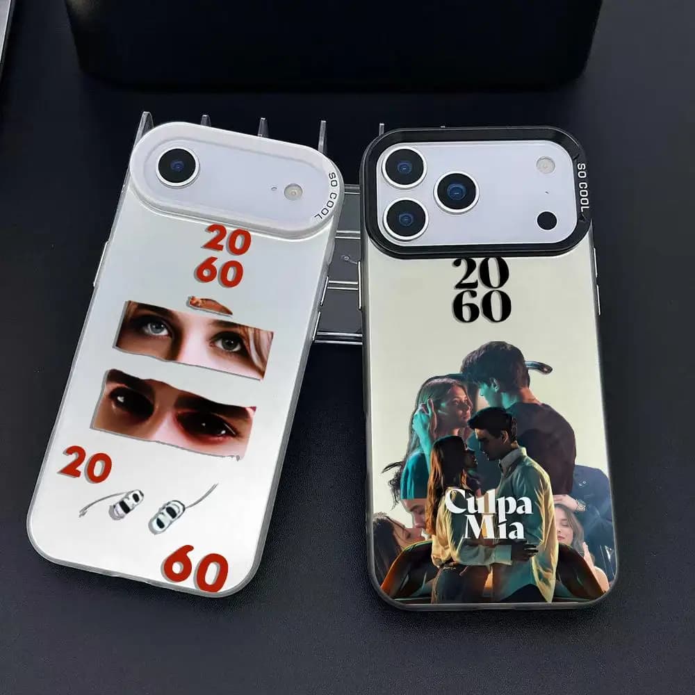 La mia custodia per telefono F-Fault Culpa MiaS per iPhone 17 16 15 14 13 12 11 Pro Max Air Matte Laser Aurora antiurto Funda