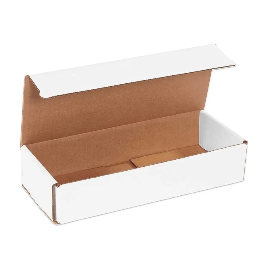 Small boxes for shipments 10L x 4W x 2H, 50 pack, foldable boxes in undulating cardboard for shipments, packaging, moving and storage