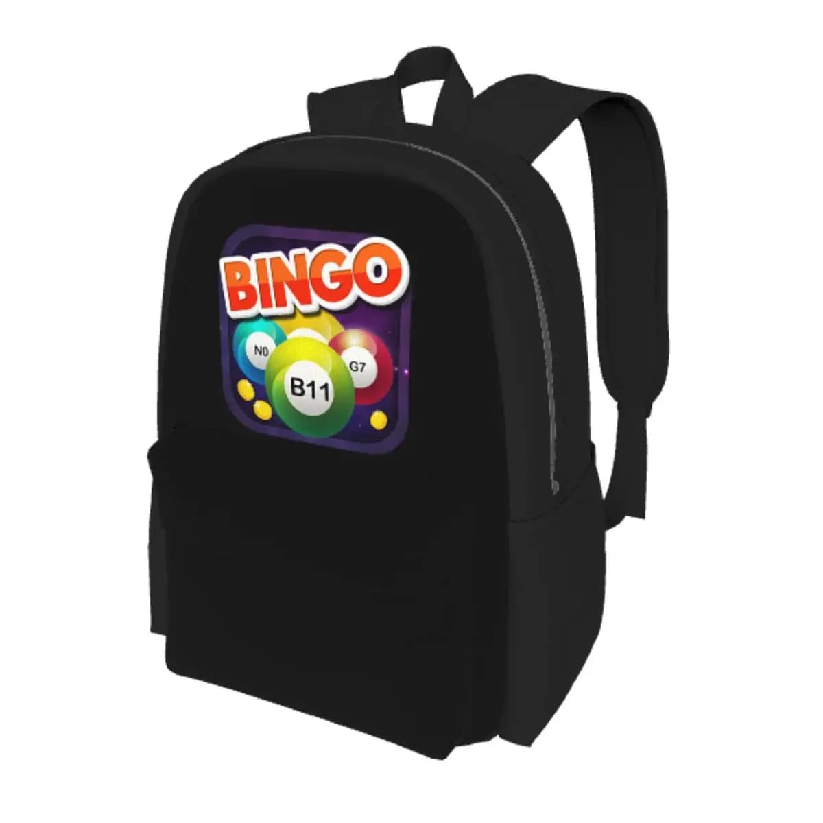 Game Bingo Queen Player Student Backpack School Bag Hiking Travel Daypack for Men Women Bookbag Shoulder Bags