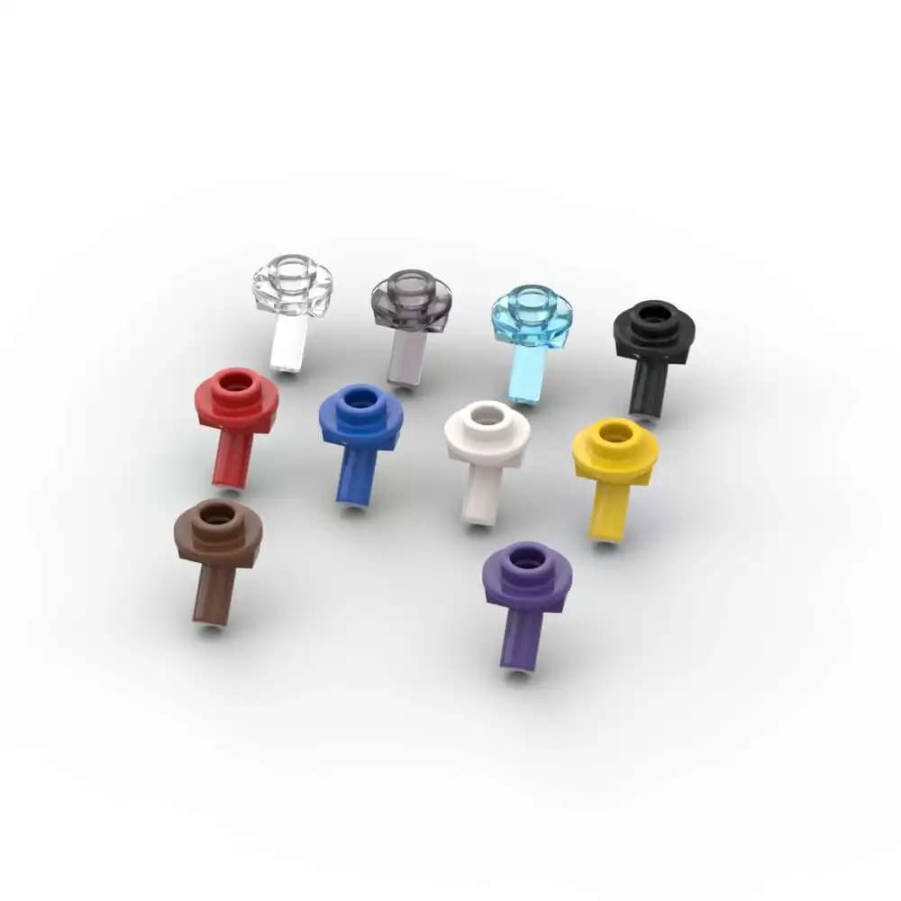 MOC 10PCS 65578 Bar 1L Con Angolo Hollow Stud Building Blocks Kit Parte Compatibile Mattoni Particelle Giocattoli Per Bambini Regali Di Compleanno