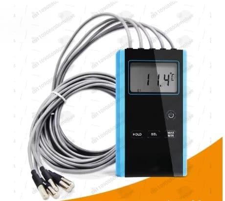 High precision electronic multi-point thermometer OYTM-5S portable for laboratory use