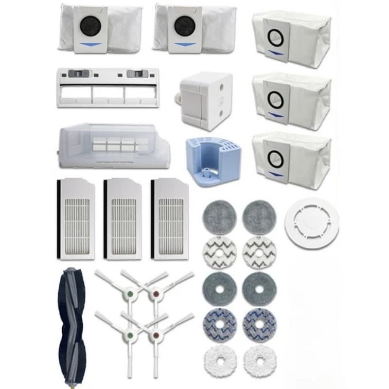Per Ecovacs DEEBOT X1 T10 OMNI TURBO X1S Pro Robot Aspirapolvere Filtri HEPA Rullo Spazzole Principali Mop Pad Sacchetti per la Polvere Spazzola Laterale