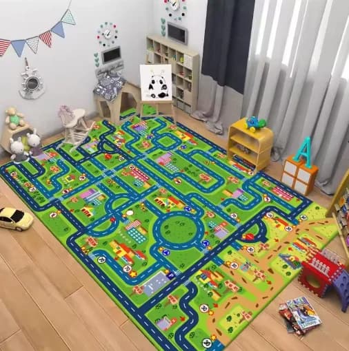 Tappeti per Bambini, Tappeto per Soggiorno di Grandi Dimensioni, Decorazione per Casa e Camera da Letto, Tappetini Lavabili per Pavimento