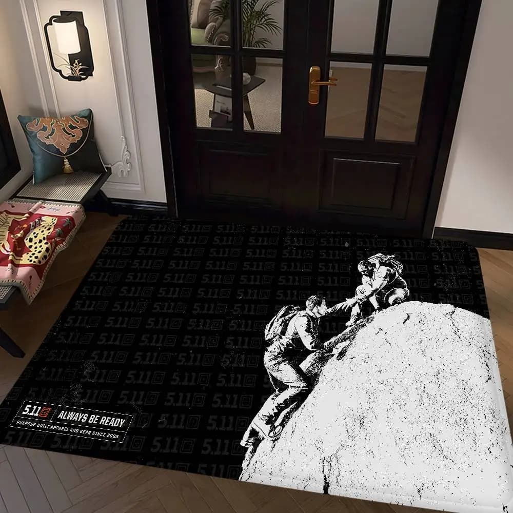 5.11 T-Tactical Tappetino da bagno per bambini, decorazione per la camera dei bambini, balcone, tappetino antiscivolo, tappeto di benvenuto per soggiorno