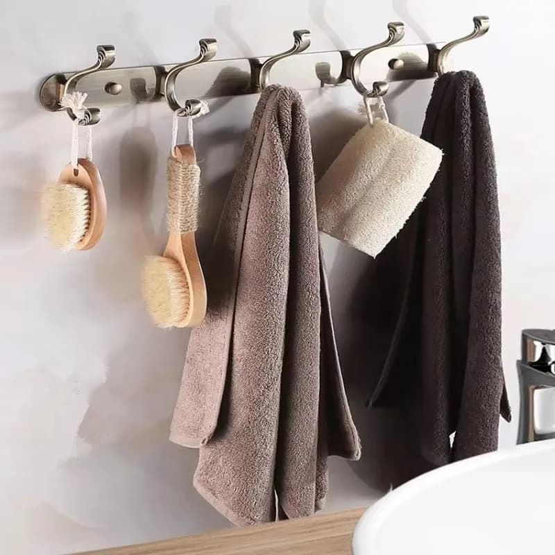 Antique Bathroom Bathtub Hook Wall Towel Hook Kitchen Towel Hook Stainless Steel Key Hat Clothes Hook