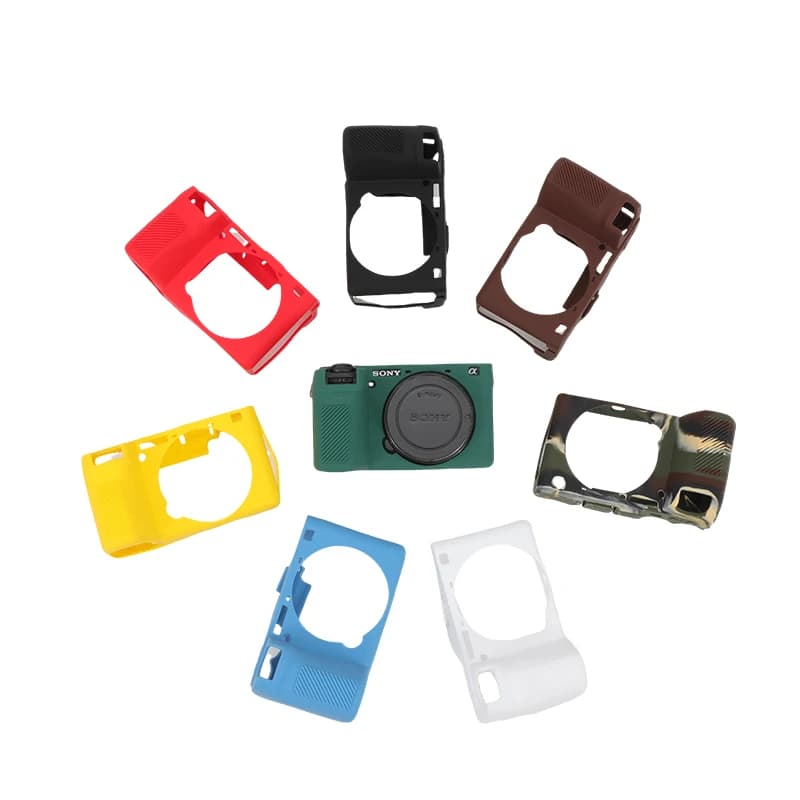 A6700 Custodia in silicone per armatura Custodia protettiva per corpo Borsa per fotocamera Mirrorless per fotocamera Sony Alpha ILCE-6700 A6700 Mirrorless
