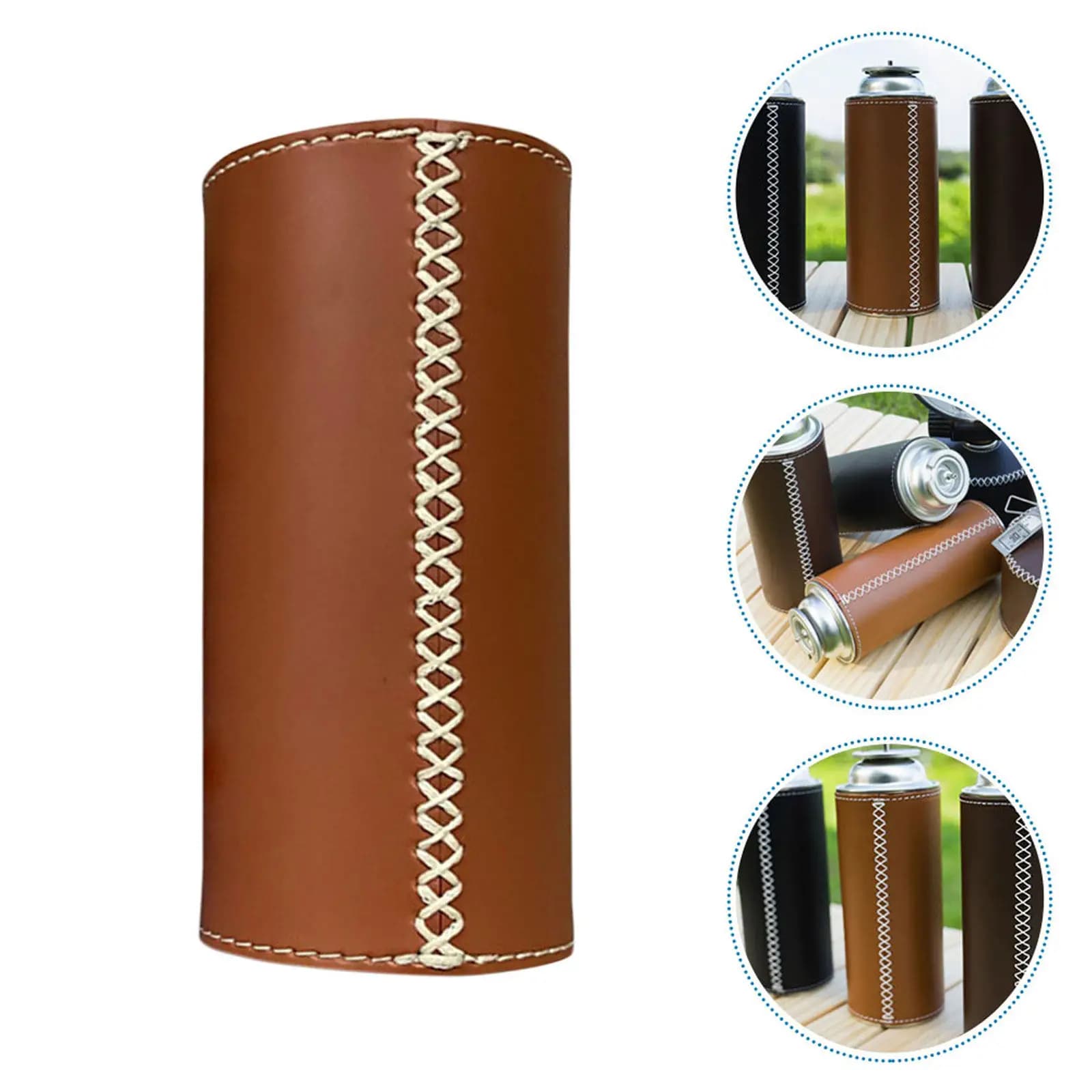 Protective Cover for Gas Tanks, Long, Heavy Duty, for Open Camping, Protective Gas Tank Housing