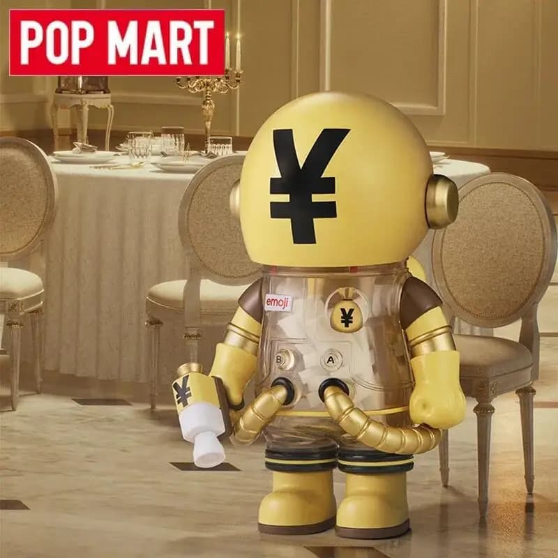 POP MART Mega Space Molly 100% X Emoji Serie Cieco Scatola Giocattoli Kawaii Anime Action Figure Caixa Caja Surprise Mystery Box Bambole