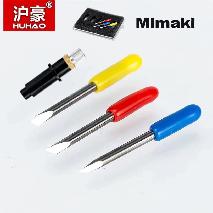 HUHAO 5 Pz/lotto Mimaki Plotter Cutter 30/45/60 Gradi Lame In Metallo Duro Plotter Da Taglio Vinile Coltello Da Taglio Per MIMAKI Plotter Lama