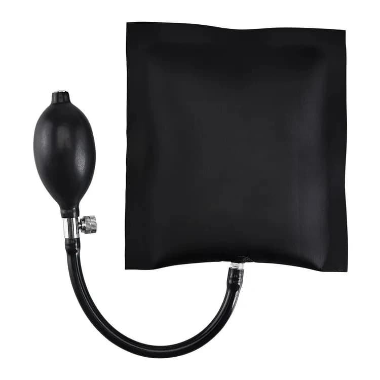 Set di attrezzi manuali da fabbro LOCKSMITHOB: Cunei pneumatici per apertura portiere auto, riparazione finestrini, colore nero, misura media