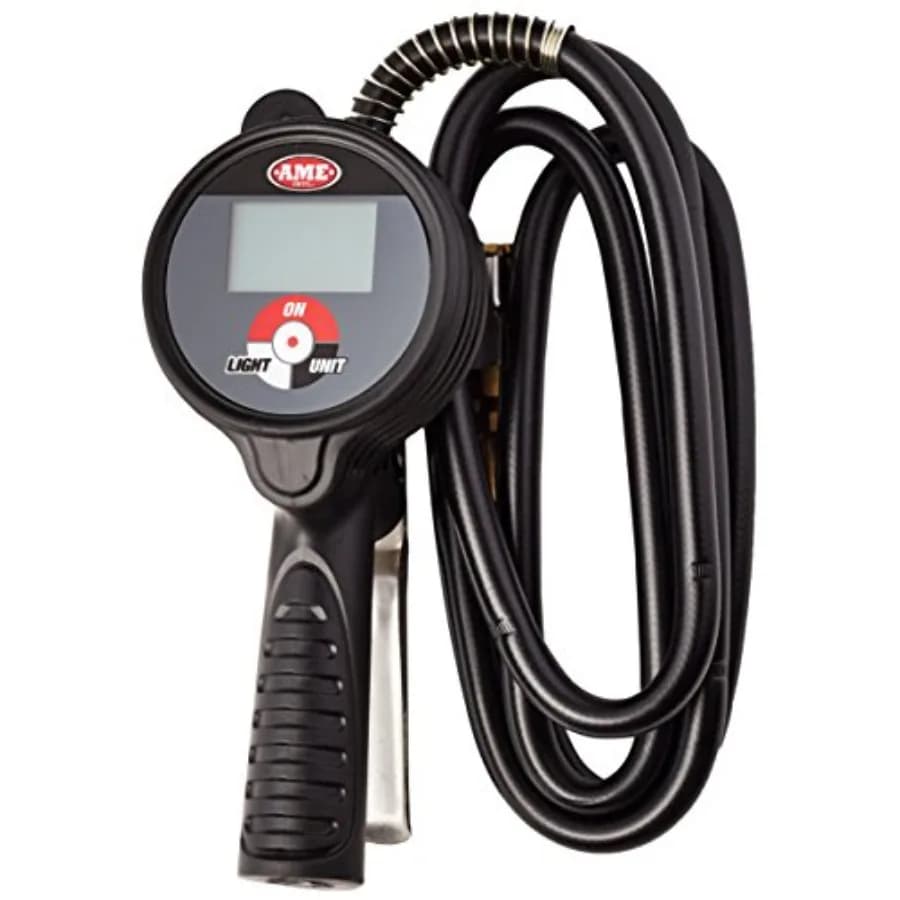 24867 Accu-Flate XL Gonfiatore Digitale per Pneumatici ad Alta Precisione, Manometro Commerciale Resistente
