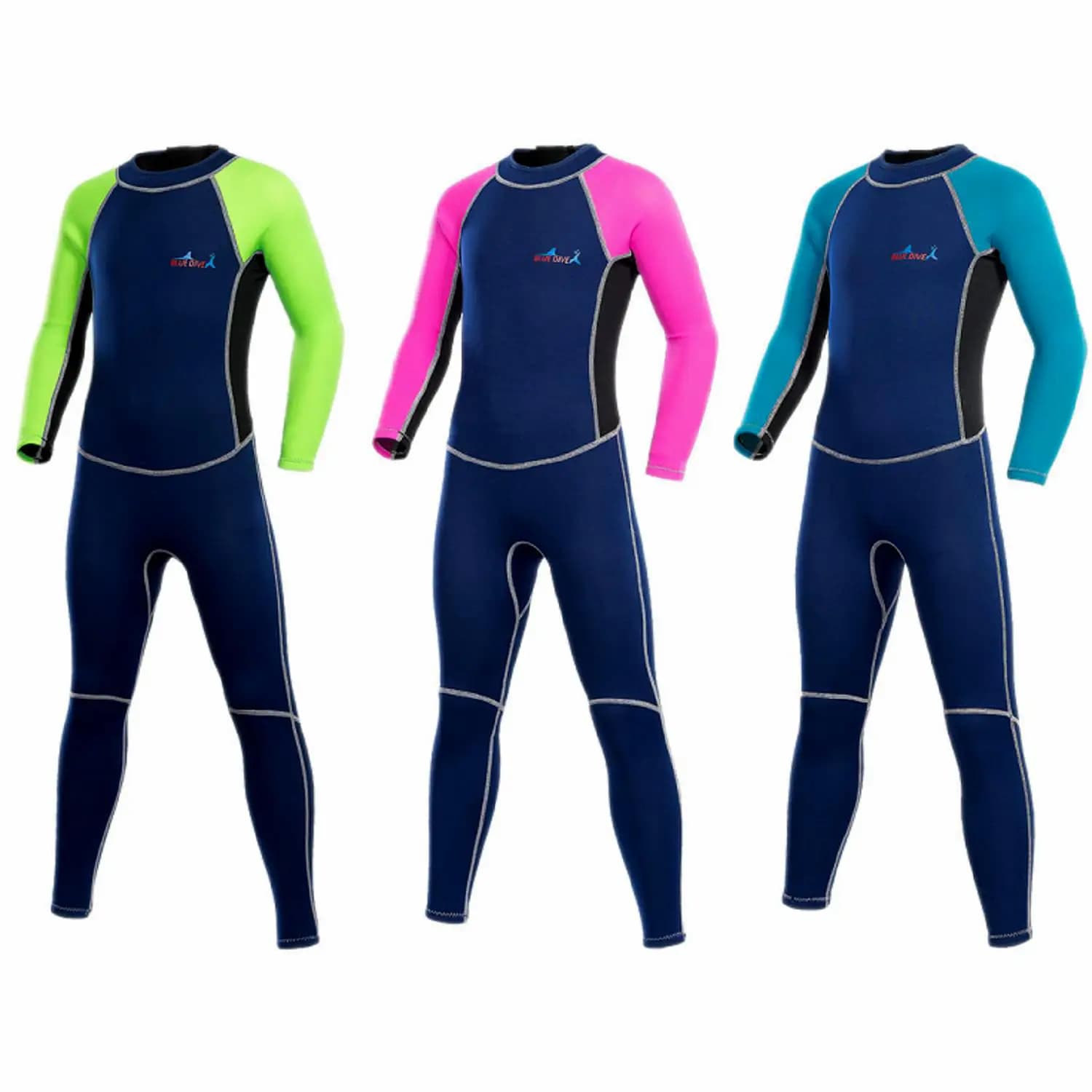 2mm New Prene Mute for Kids Long Sleeved Swimsuit for Kids Full Surfing Swimwear Cold-proof thickened
