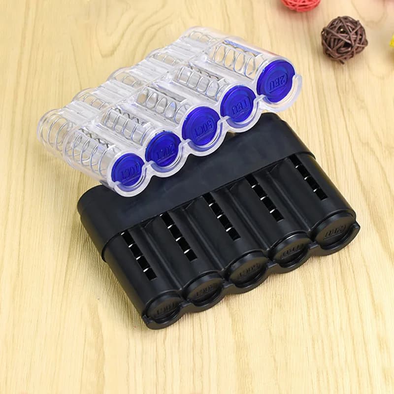 Contenitore per monete da auto, salvadanaio per monete euro, porta monete, dispenser di monete, organizer per contanti, salva denaro