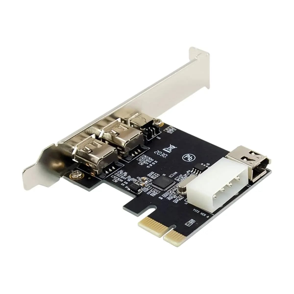 L70A VT6315 PCI-E 1X to 1394A Soundcard Firewire 4pin Expansion Card PCI Express IEEE1394A 3+1 FireWire Adapter
