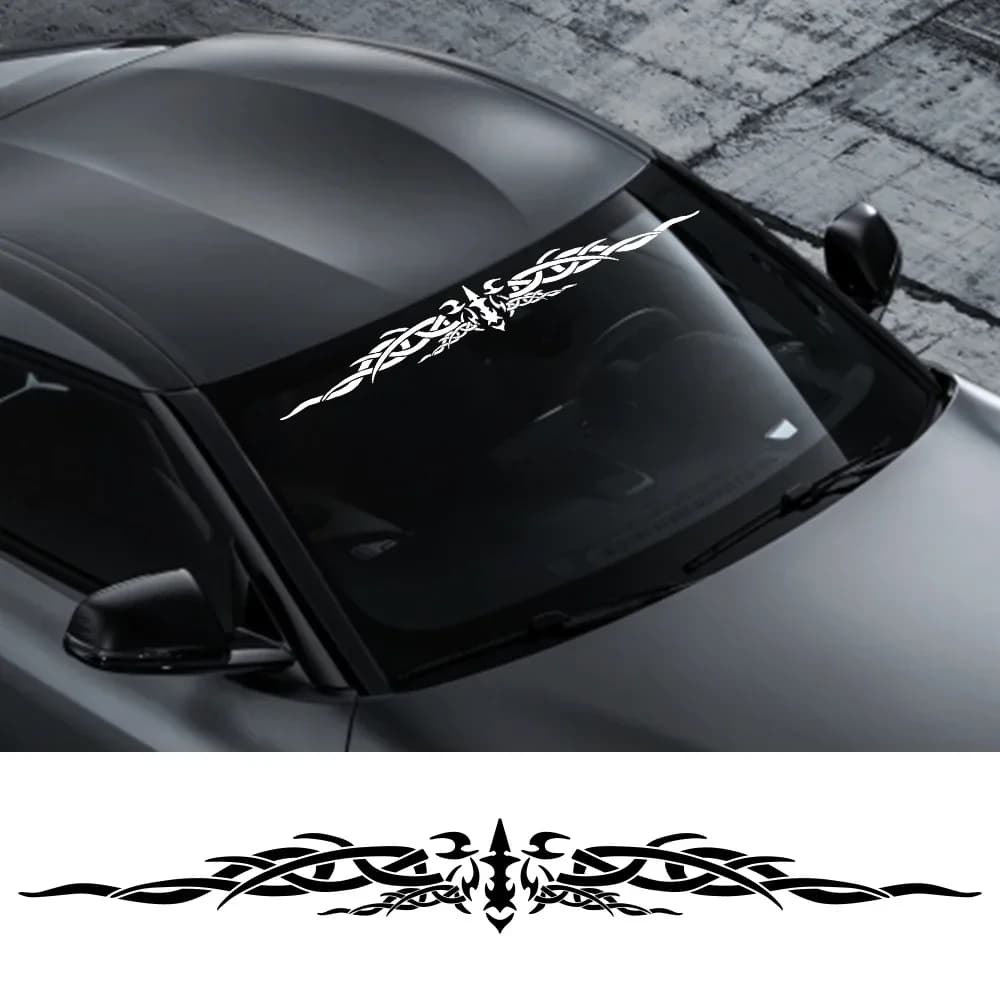 Adesivo per carrozzeria auto totem ali d'angelo, decalcomania in vinile, impermeabile, non sbiadisce, parabrezza riflettente, accessori per decorazioni auto personalizzate