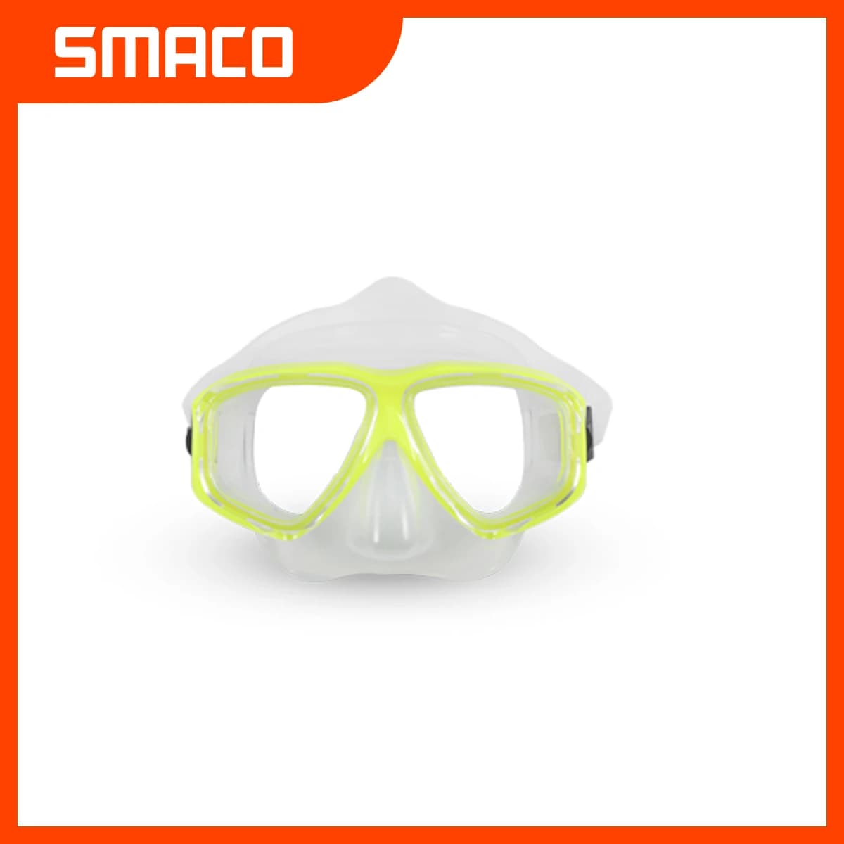 SMACO-Scuba diving mask and snorkeling set, anti-fog glasses, silicone swimming glasses