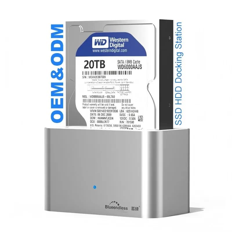 hit productCustomization Logo Aluminum High Speed 5 Gbps USB 3.0 to SATA External USB Hard Disk Drive HDD SSD Docking Station