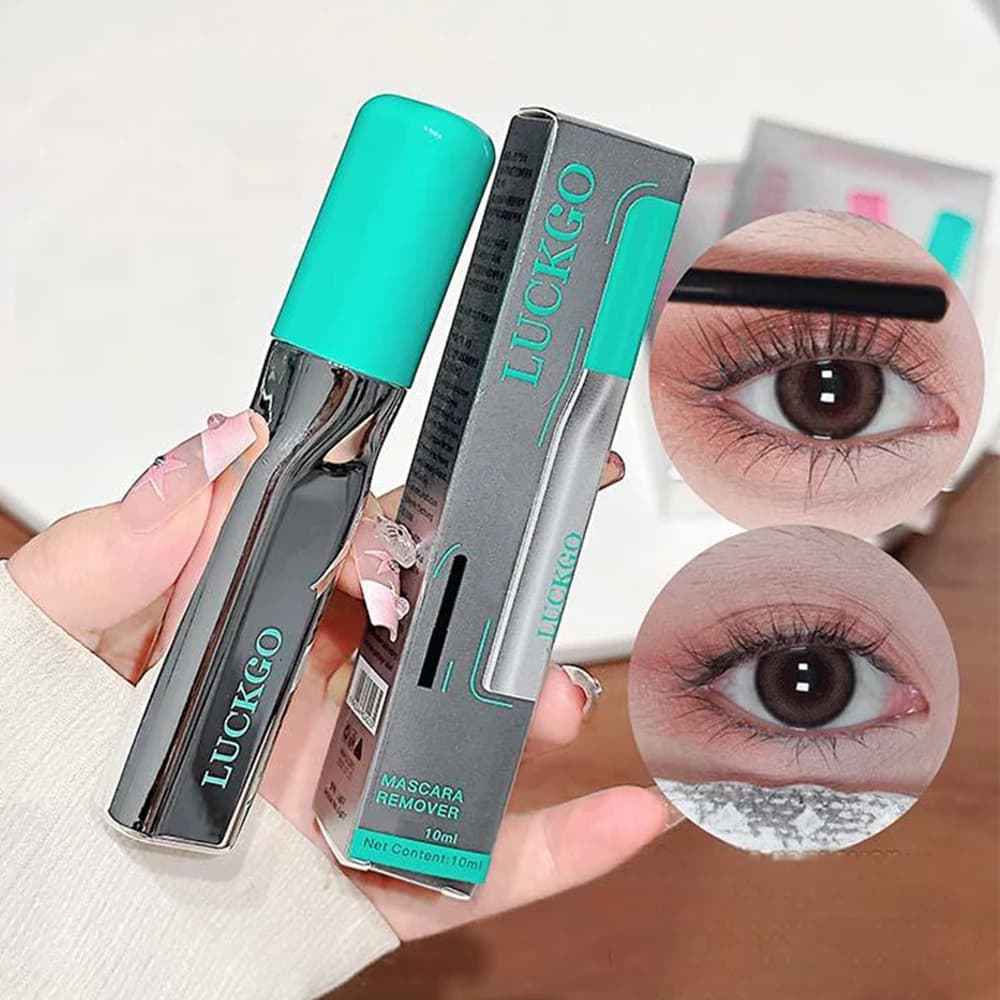 LUCKGO Struccante Mascara: Quick Removal, Formula Delicate for Eyelash, Portable Tool for Removing Makeup