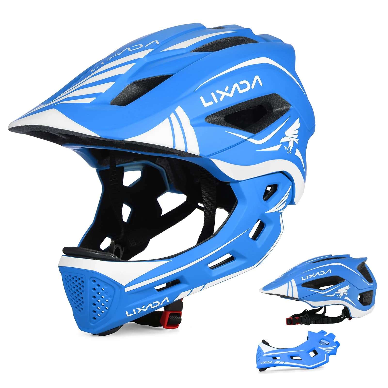 Lixada Detachable integral helmet for children Sports helmet for children Safety bike Protective equipment for cycling Skateboard Skateboard Skating