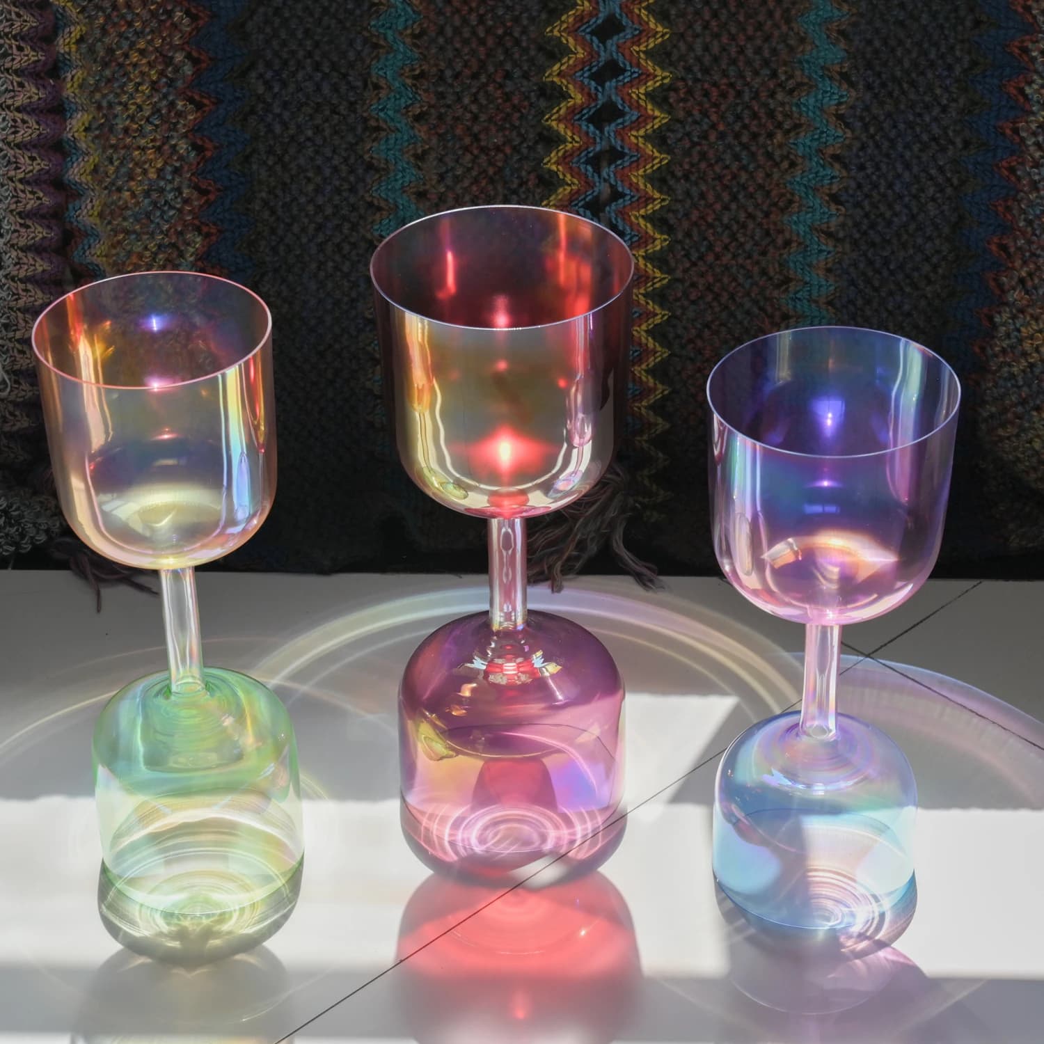 Jinfang Quartz Crystal Singing Bowl 432HZ/440HZ Handheld Crystal Singing Bowl 6-8Inch for Sound Bath Meditation