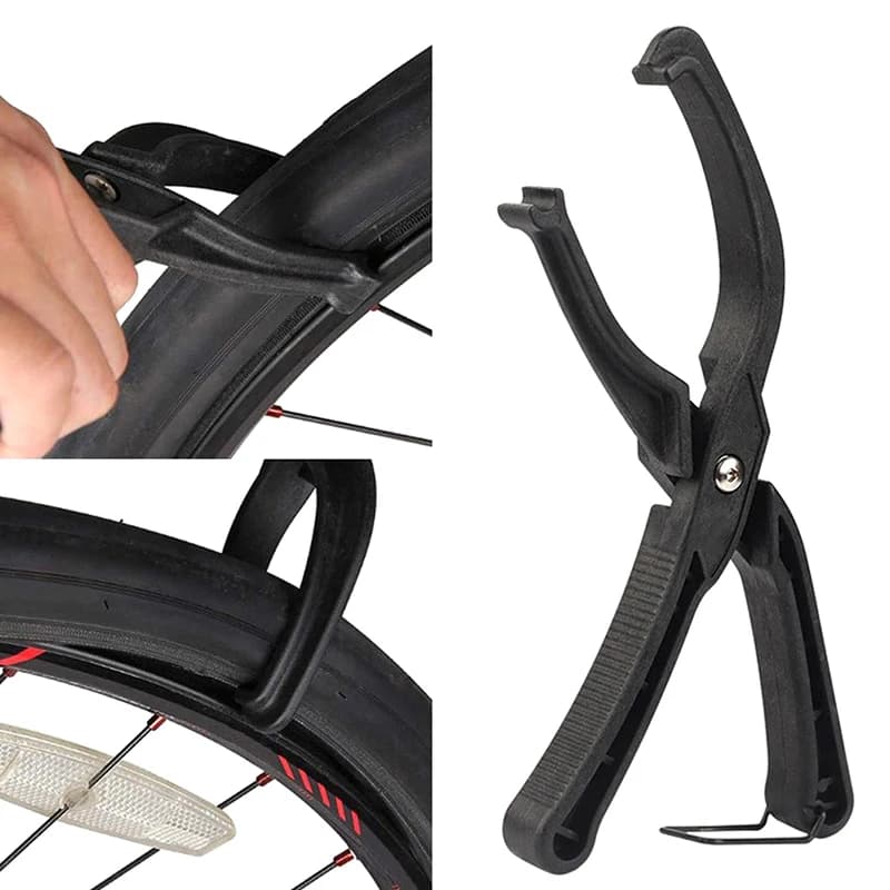 (Estate6) Morsetti per pneumatici per ruote da bicicletta in ABS con leva per pneumatici manuale per pneumatici per pneumatici da bicicletta per difficili da installare