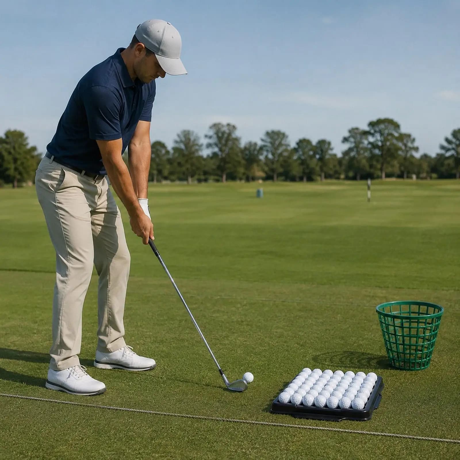 Durable Golf Ball Tray Efficient Drainage Training Aid Supplies for Indoor Outdoor Golf Practice Net Use