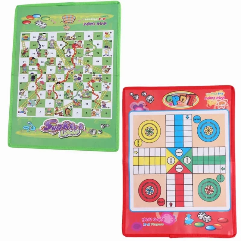 Scala del serpente Educativi per bambini Giocattoli da esterno Interessante gioco da tavolo Set Gioco da tavolo per famiglie con scacchiera volante portatile