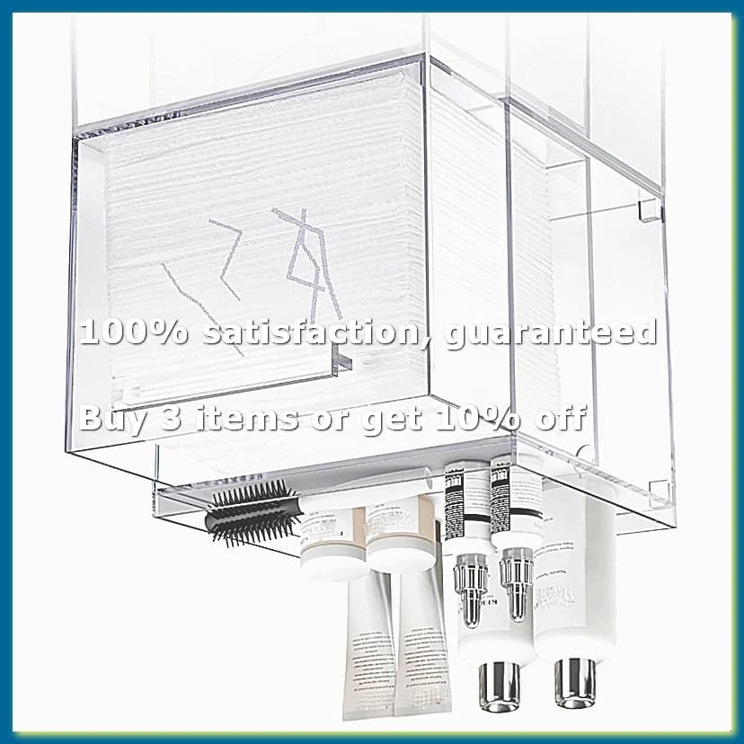 Disposable Towel Storage Box - Acrylic Container Compatible with Clean Towel XL-A26I