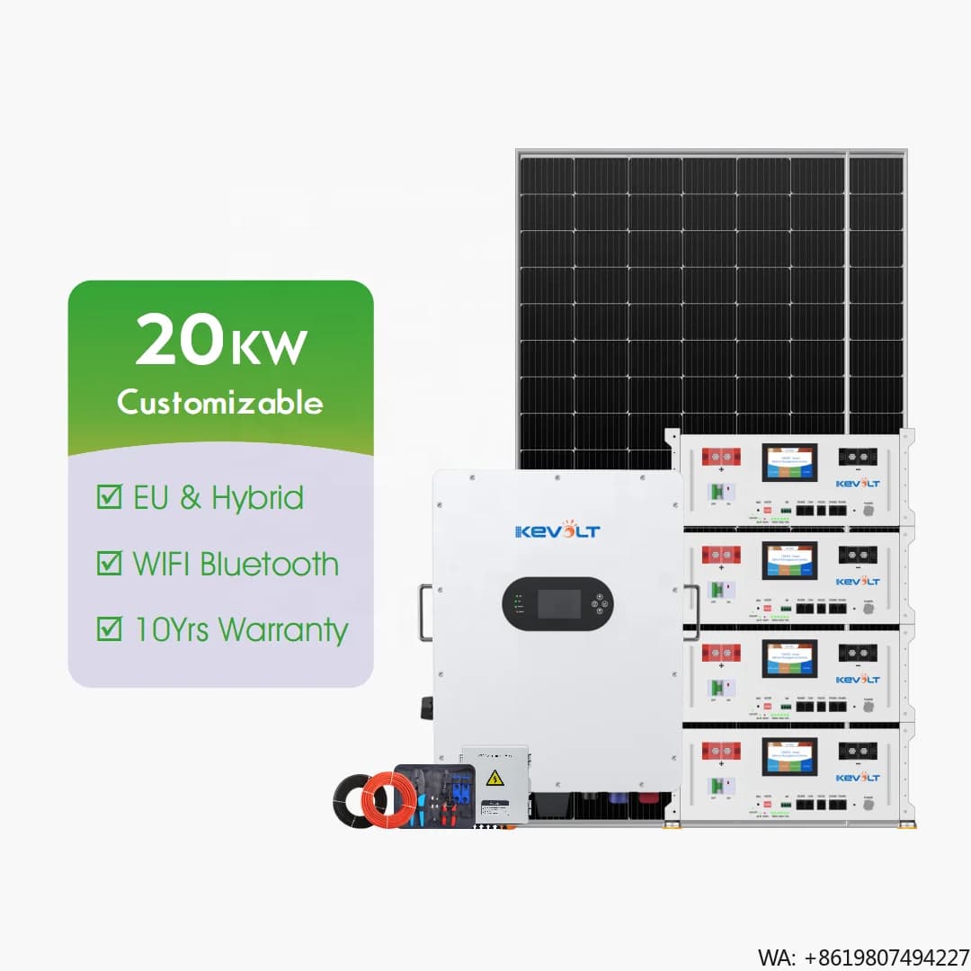 New Energy 10kW 20kW 30kW Solar Panels With Battery and Inverter Panneau Solaire Kit Complet Hybrid Solar System