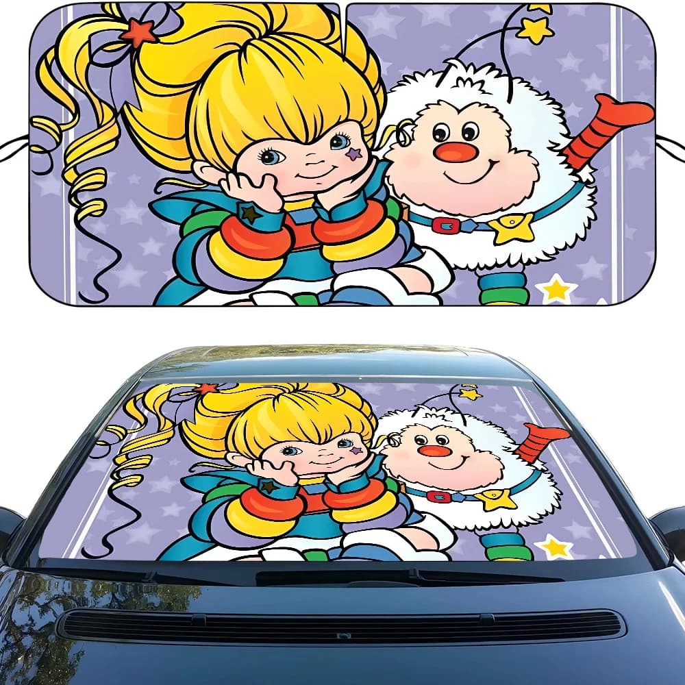 Rainbow Brite Parabrezza Parasole Finestra di automobile Parabrezza Copertura Parasole Auto Visiera parasole Coperture per auto
