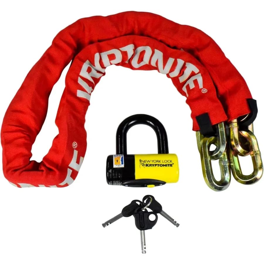 Soluzione di sicurezza per biciclette pesanti con catena integrata e lucchetto a disco per i pendolari urbani che offre una protezione superiore agains