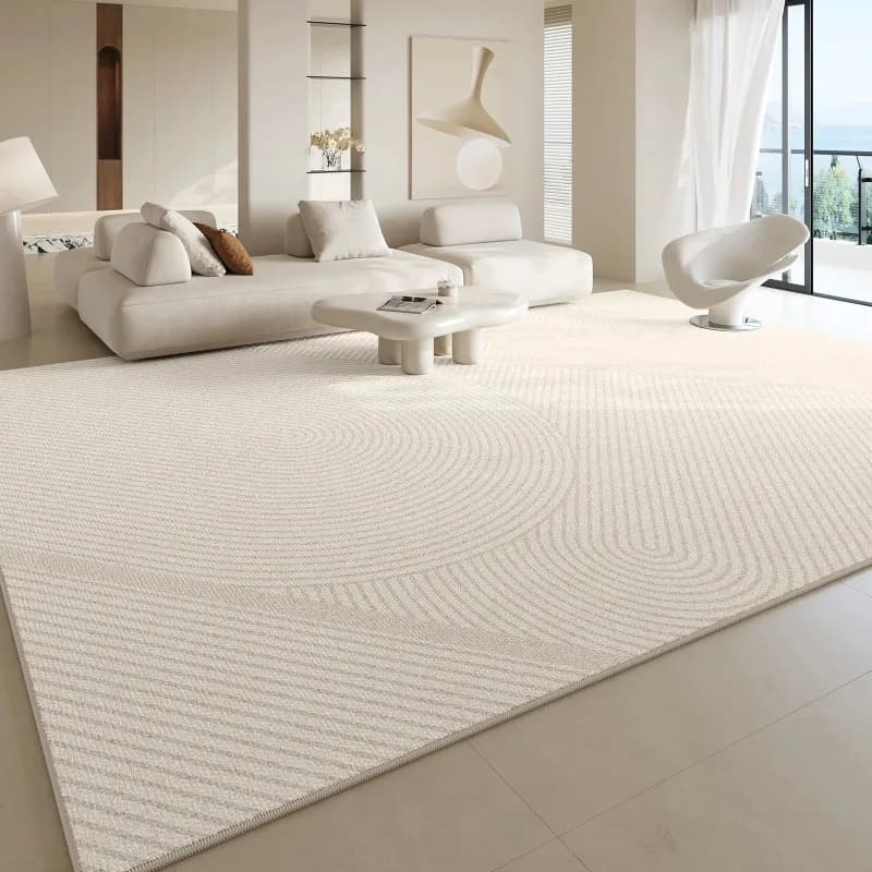 Semplice tappeto francese Tappeti decorativi di lusso leggeri Tappetino resistente allo sporco per soggiorno Arredamento camera da letto Zerbini antiscivolo