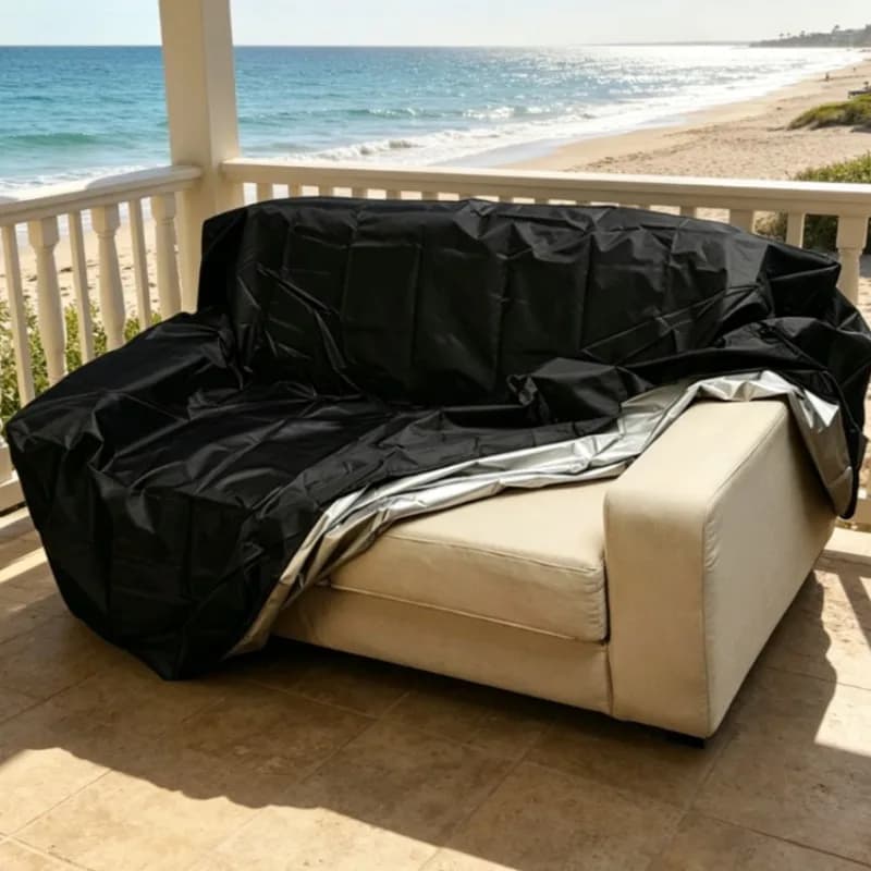 Waterproof 2/3/4 Seat Outdoor Bench Cover Garden Patio Furniture Protector Dustproof Sofa Table Cloth