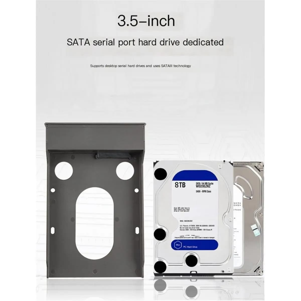 newA10R USB 3.0 to SATAIII Hard Drive Enclosure Portable Aluminum External 3.5" HDD Storage Case Box for SATA I/II/III HDD SSD