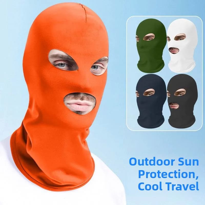 Protective mask in Ice Silk for Face, Windproof, for Sawing, Motorcycle, Cycling, Full Cover for Men and Women