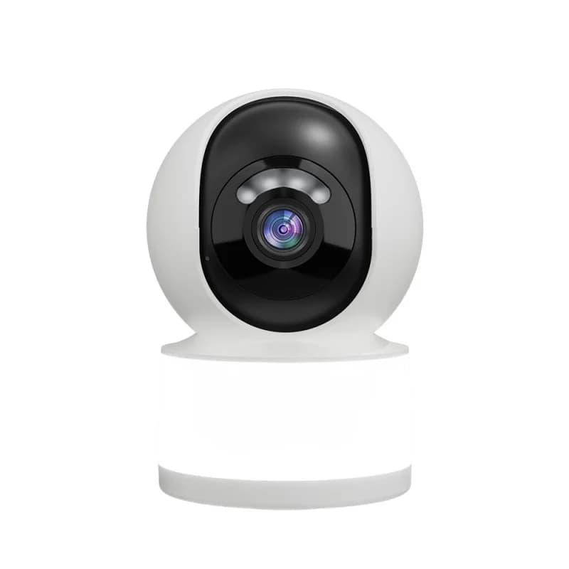 Telecamera di Sorveglianza Interna HD con Visione Notturna, Illuminazione Wireless WiFi, Monitor per Casa, Bambini, Animali Domestici