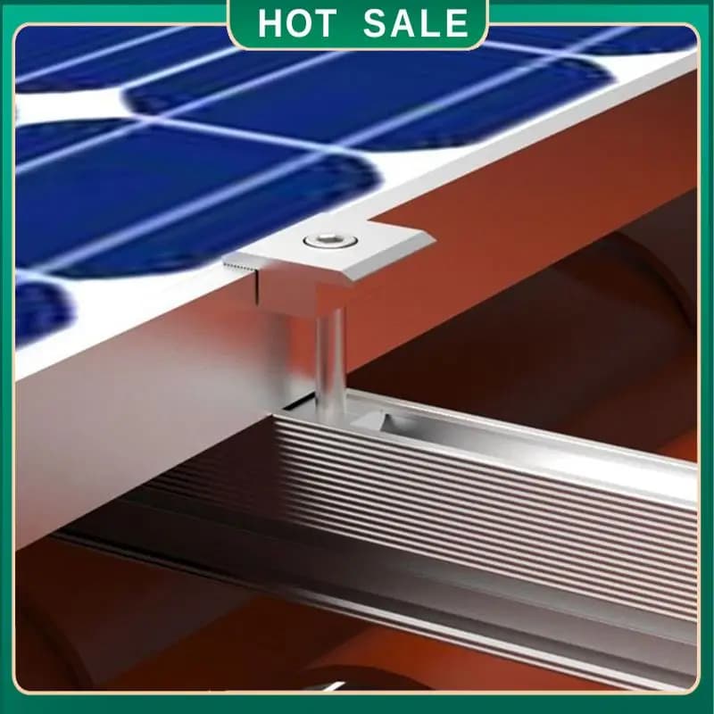 My Home 20 pezzi morsetto solare staffa per pannello solare regolabile morsetto ampio supporto fotovoltaico per sistema di pannelli solari 30 mm